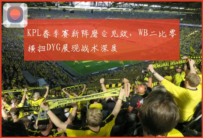 KPL春季赛新阵磨合见效,WB二比零横扫DYG展现战术深度